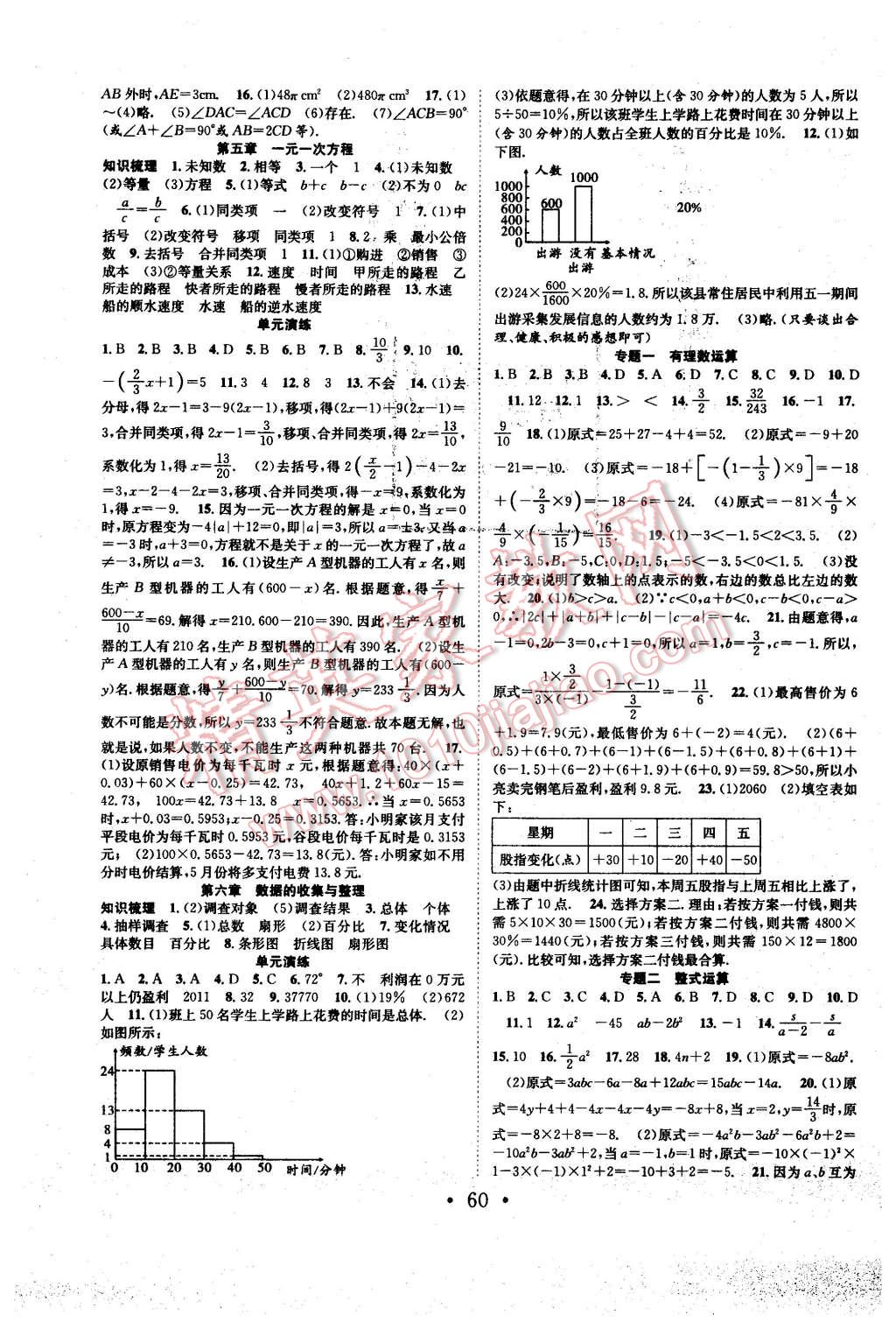 2016年赢在假期期末加寒假七年级数学北师大版 第2页