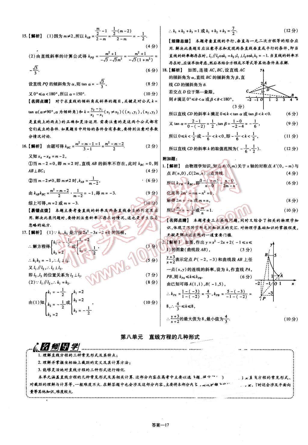 2015年金考卷活頁題選高中數(shù)學必修2人教B版 第17頁