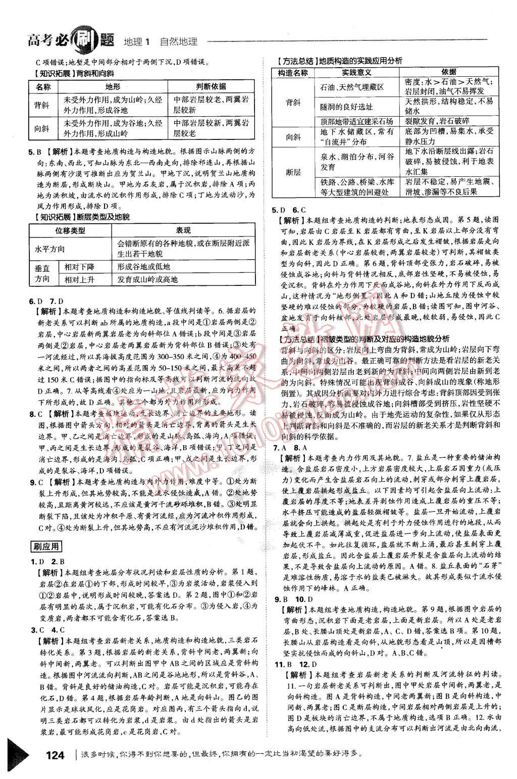 2015年高考必刷題1自然地理地理必修1 第30頁(yè)