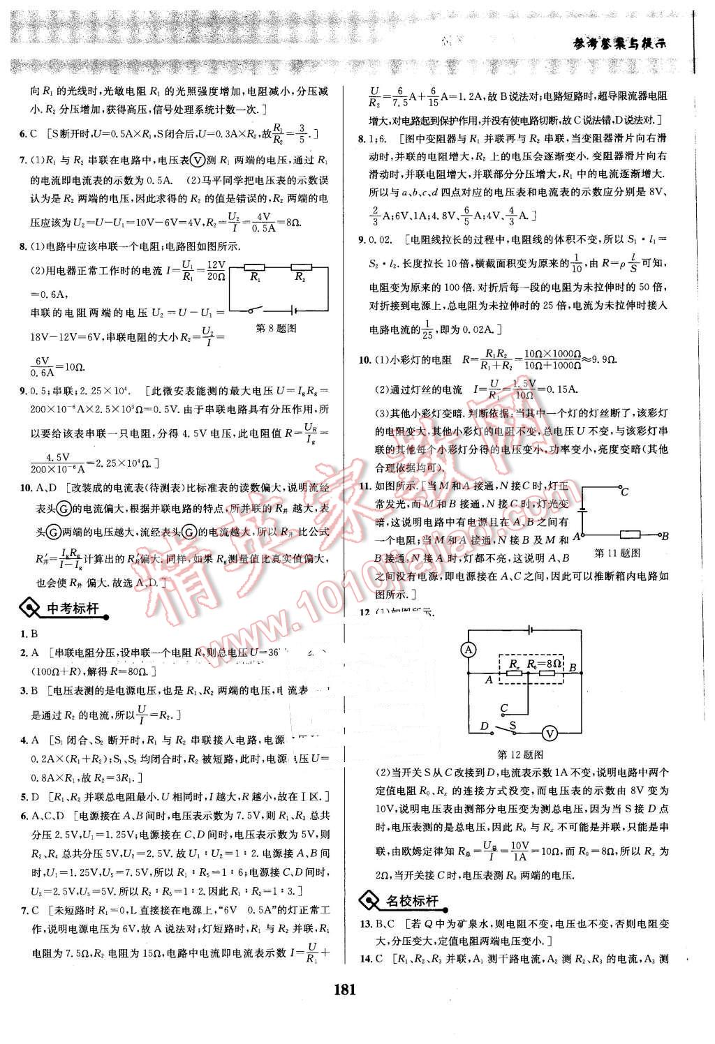 2016年物理培優(yōu)競(jìng)賽超級(jí)課堂九年級(jí) 第8頁