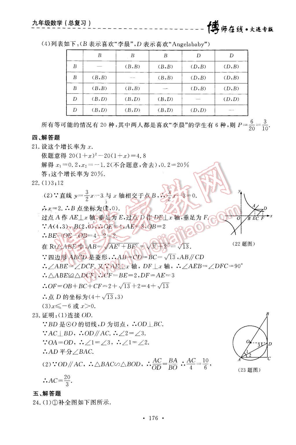 2015年博師在線九年級數(shù)學全一冊大連專版 第36頁