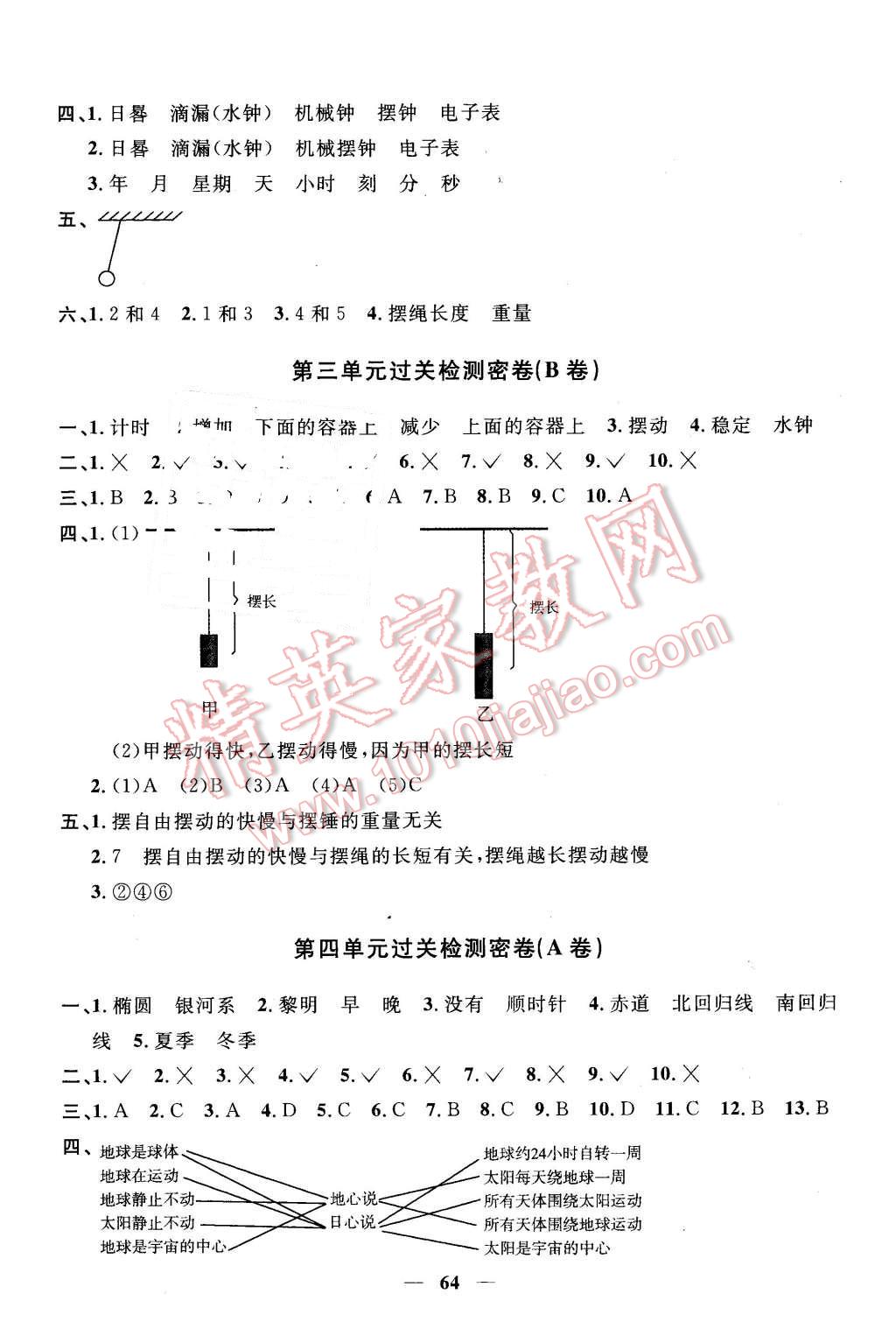 2016年一線名師全優(yōu)好卷五年級(jí)科學(xué)下冊(cè)教科版 第4頁(yè)