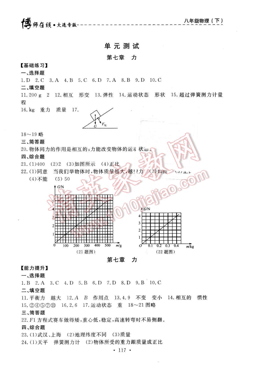 2016年博師在線八年級(jí)物理下冊大連專版 第9頁