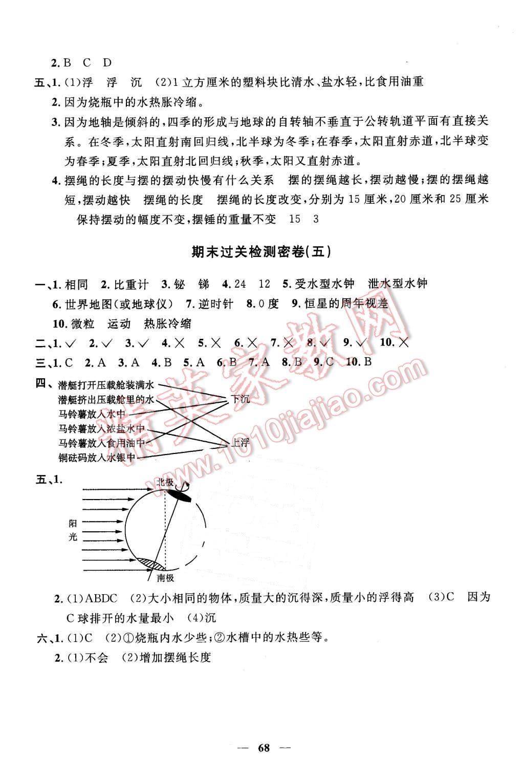 2016年一線名師全優(yōu)好卷五年級科學(xué)下冊教科版 第8頁