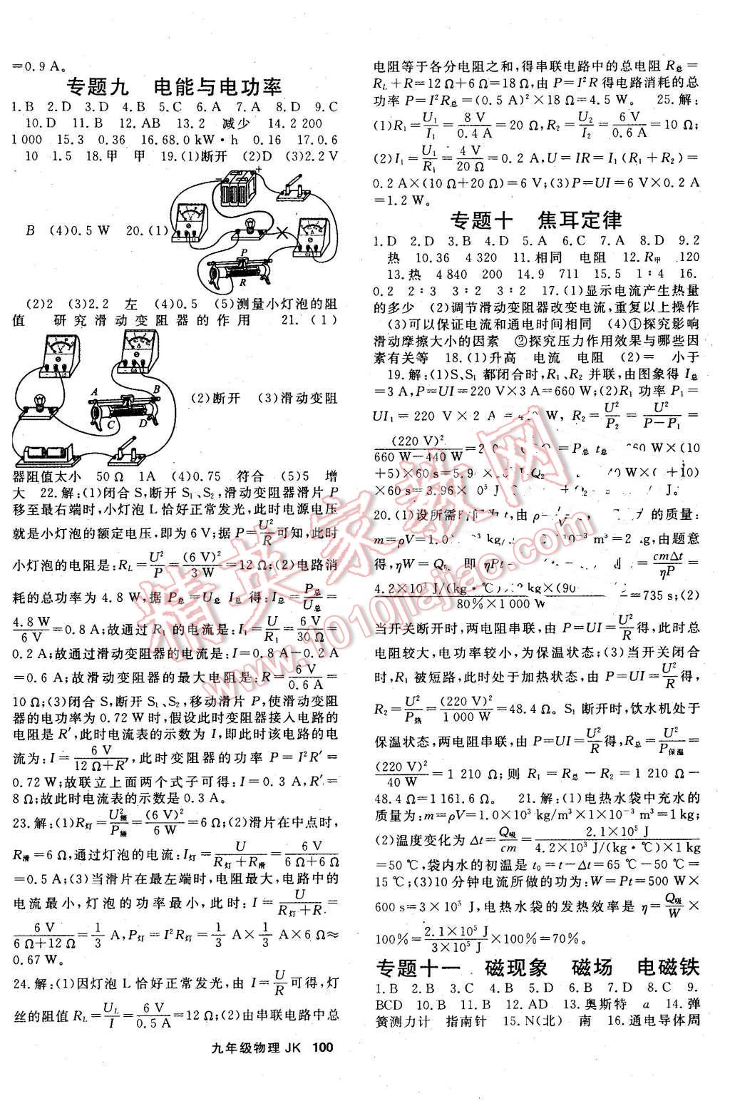 2016年名师大课堂九年级物理下册教科版 第4页