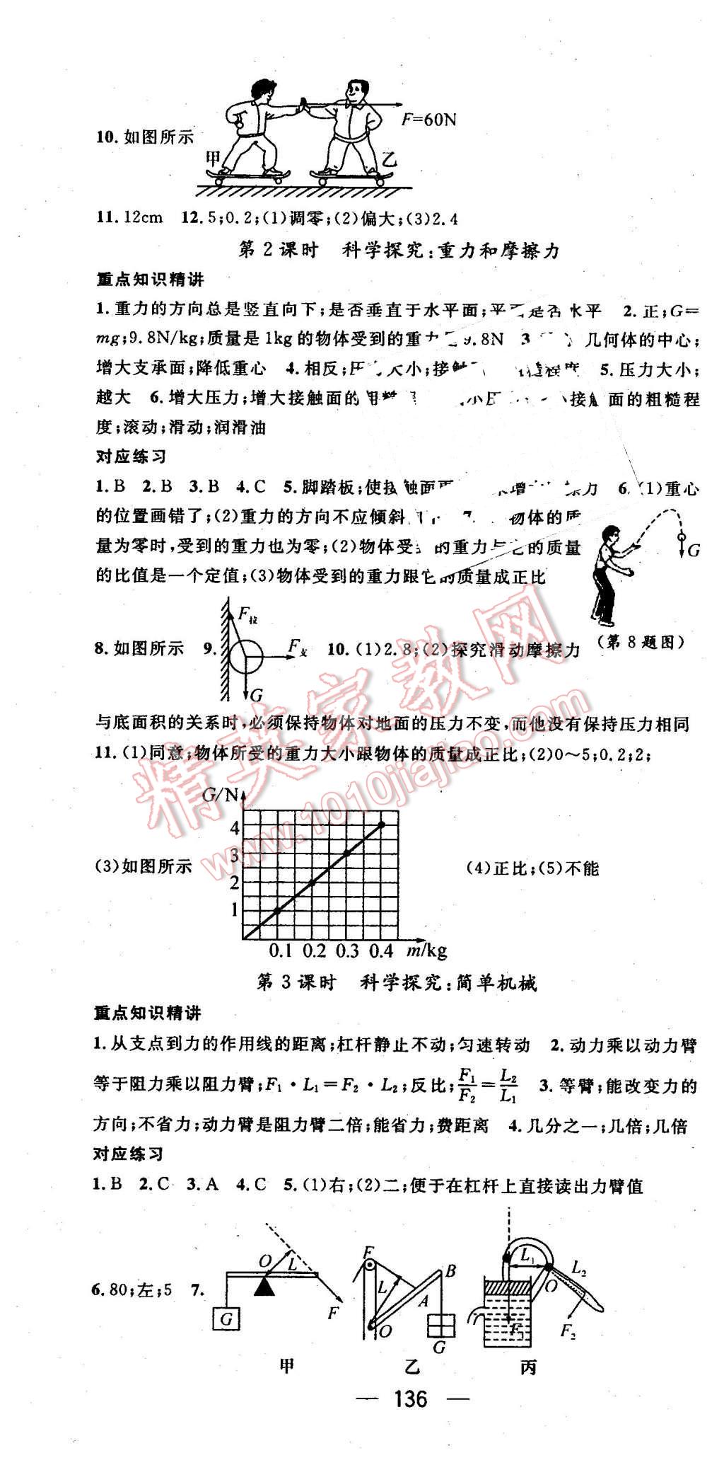 2016年名师测控八年级物理下册沪粤版 第4页