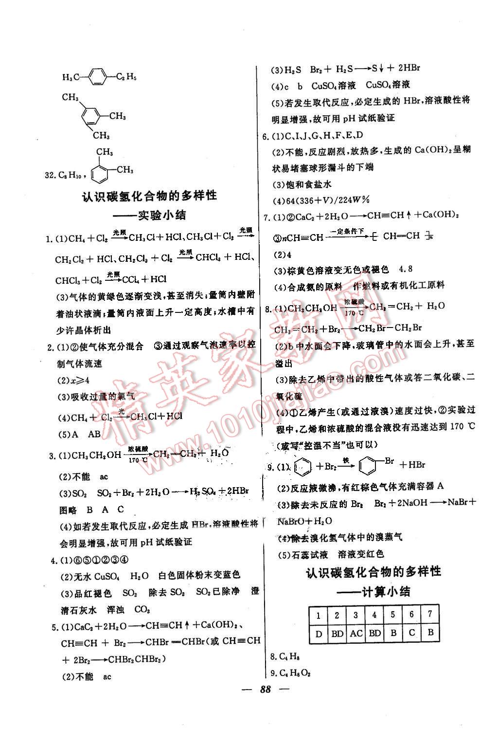 2015年金牌教練高二化學(xué)下冊 第8頁