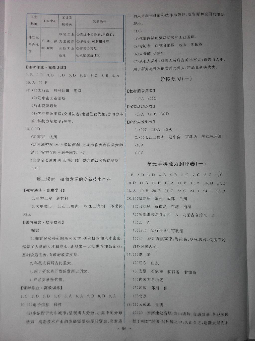 2015年能力培養(yǎng)與測試八年級地理上冊人教版 第29頁