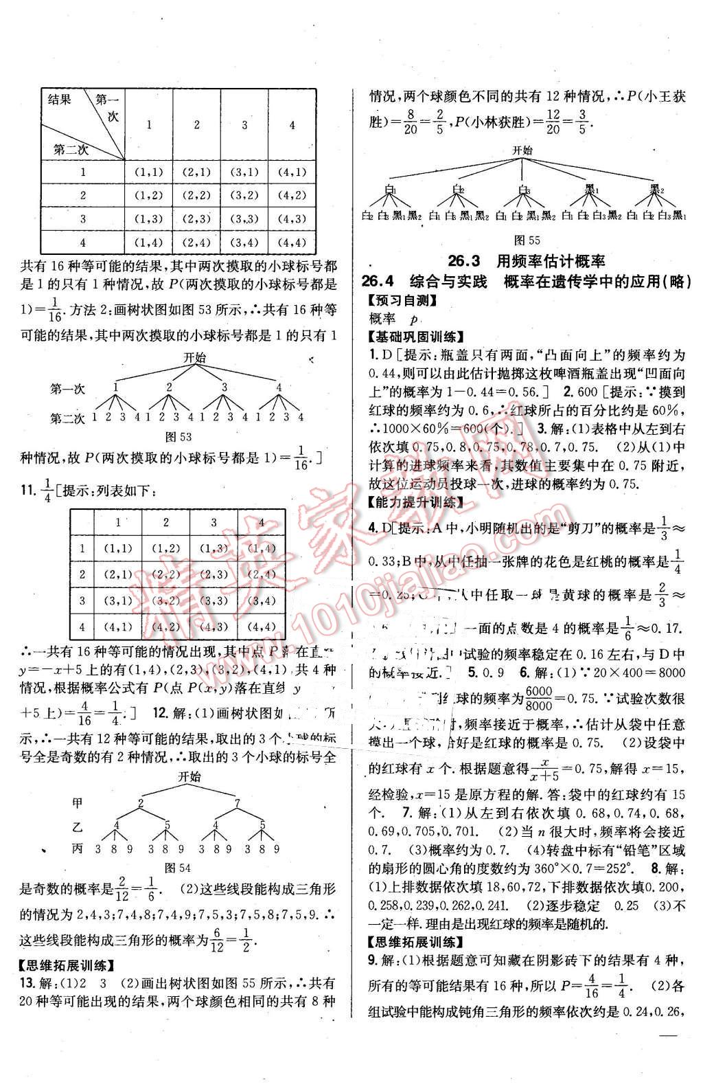 2016年全科王同步課時(shí)練習(xí)九年級(jí)數(shù)學(xué)下冊(cè)滬科版 第17頁(yè)