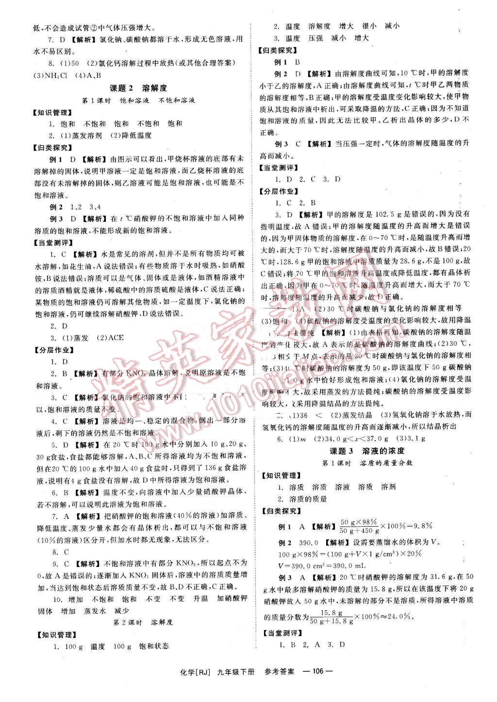 2016年全效學(xué)習(xí)九年級(jí)化學(xué)下冊(cè)人教版 第6頁