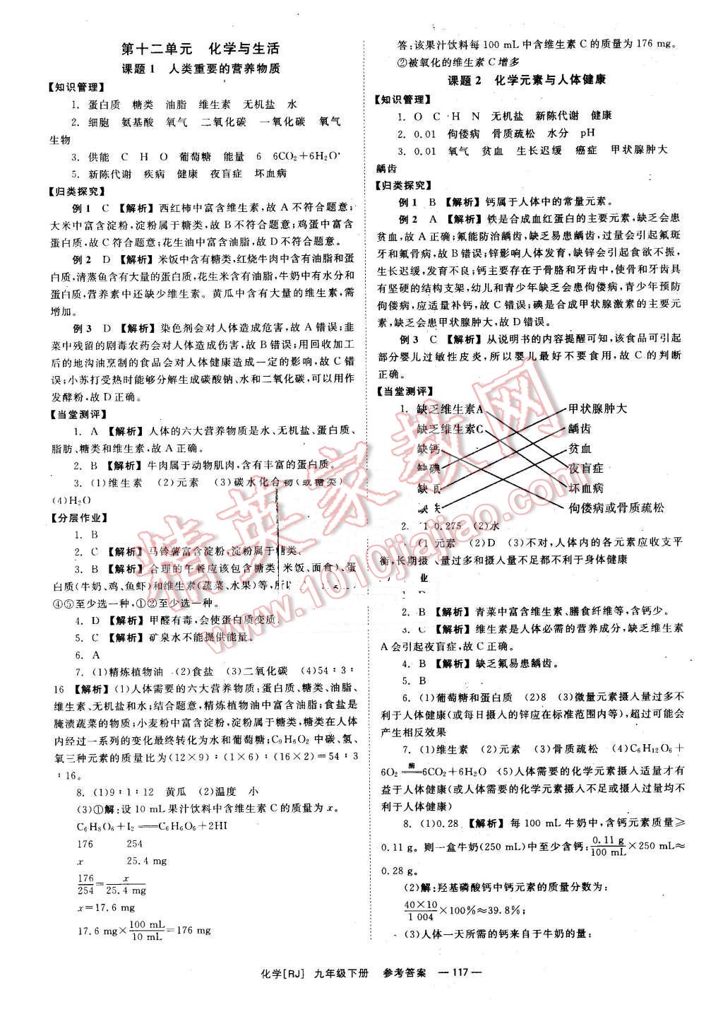 2016年全效學(xué)習(xí)九年級(jí)化學(xué)下冊(cè)人教版 第17頁(yè)