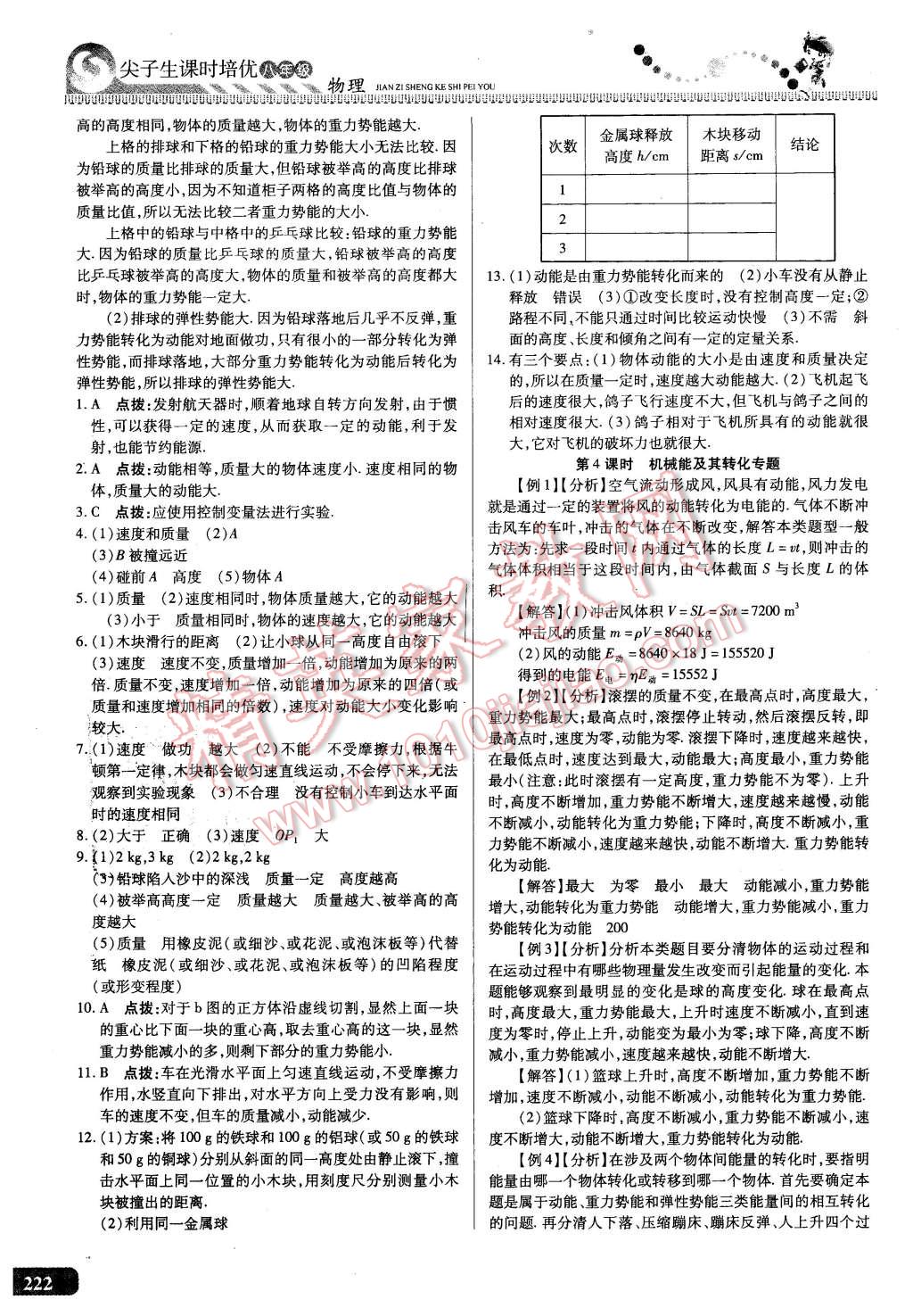 2016年尖子生課時(shí)培優(yōu)八年級(jí)物理全一冊(cè) 第58頁(yè)