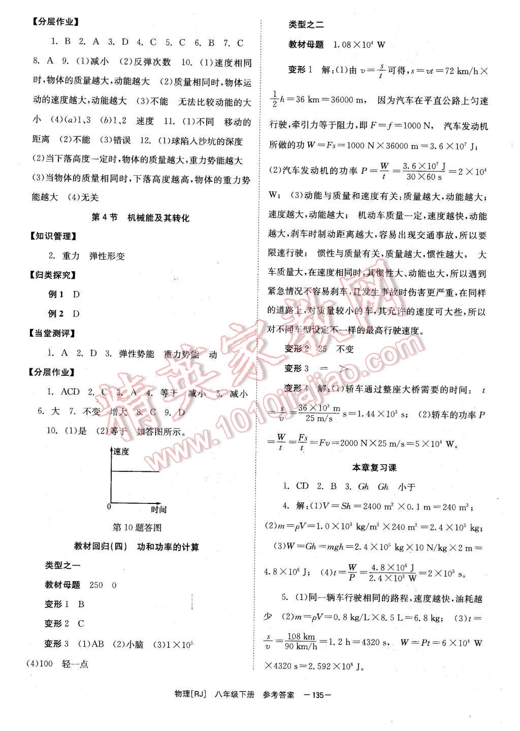 2016年全效學(xué)習(xí)八年級物理下冊人教版 第11頁