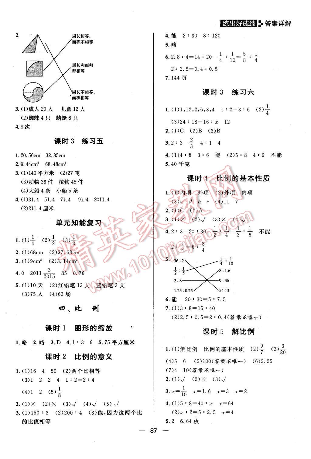 2016年練出好成績六年級數(shù)學(xué)下冊蘇教版 第3頁