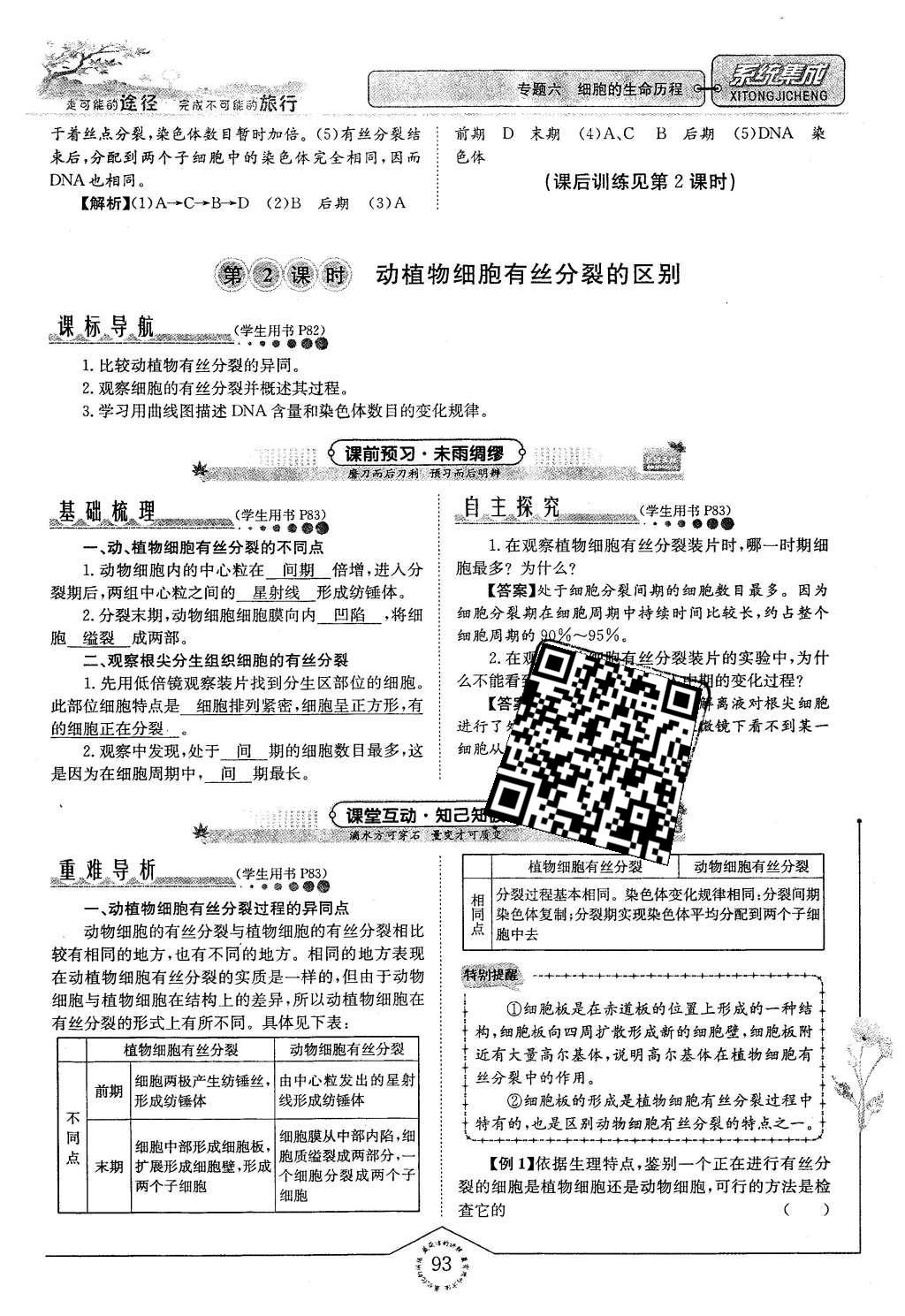 2015年系統(tǒng)集成高中新課程同步導(dǎo)學(xué)練測生物必修1分子與細(xì)胞 主題四 細(xì)胞的增殖、分化、衰老和凋亡第25頁