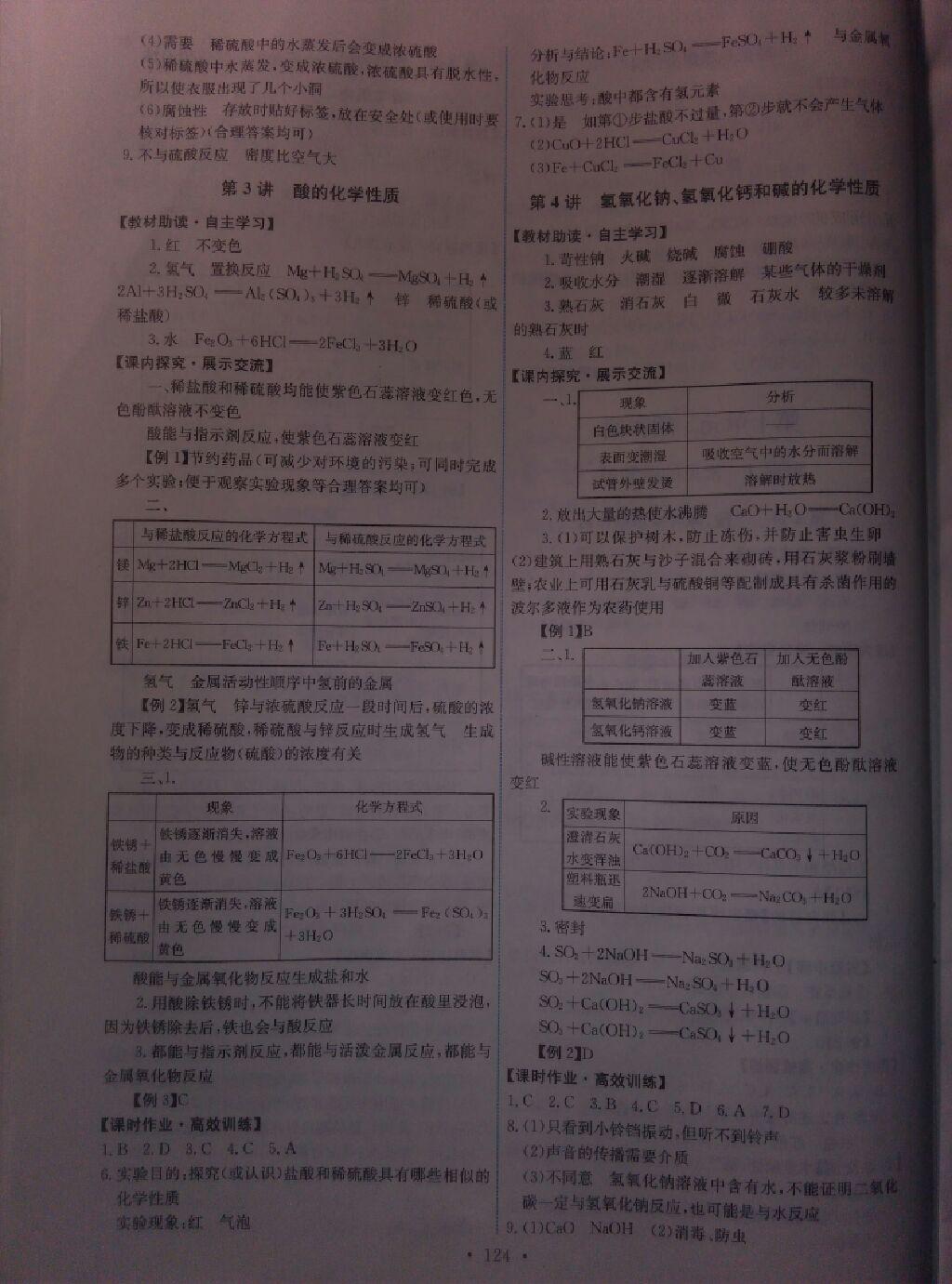 2015年能力培养与测试九年级化学下册人教版 第23页