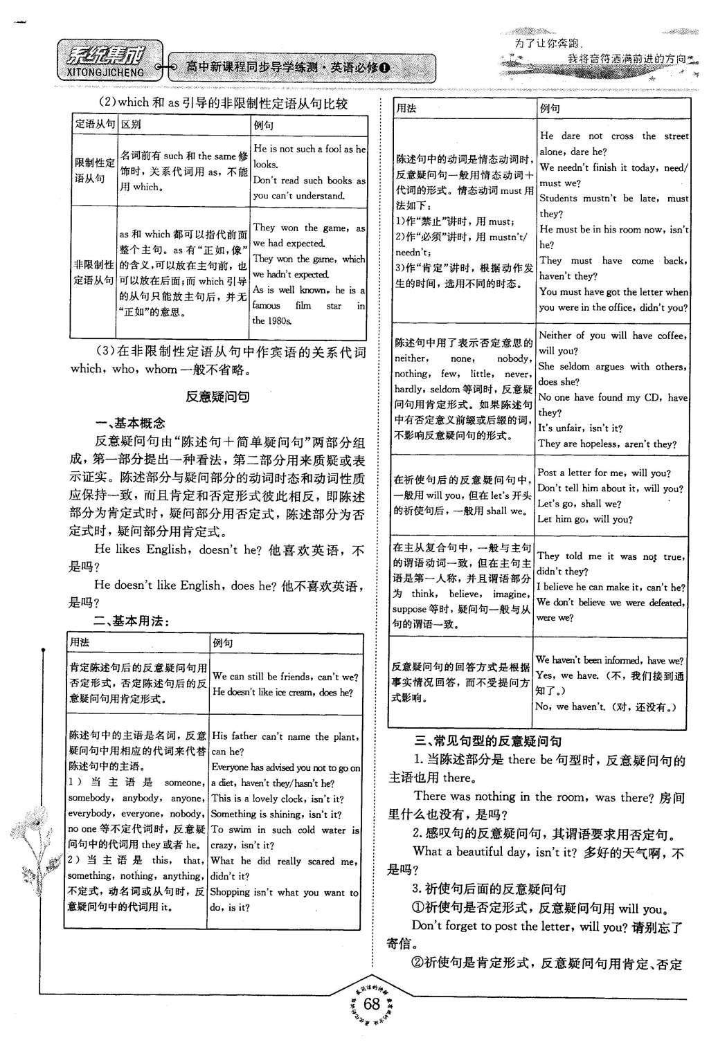 2016年系统集成高中新课程同步导学练测英语必修1译林版 第三单元 感觉好极了第57页