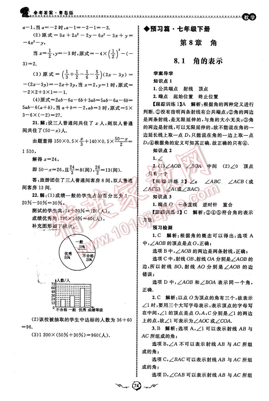 2016年鲁人泰斗快乐寒假假期好时光七年级数学青岛版 第10页