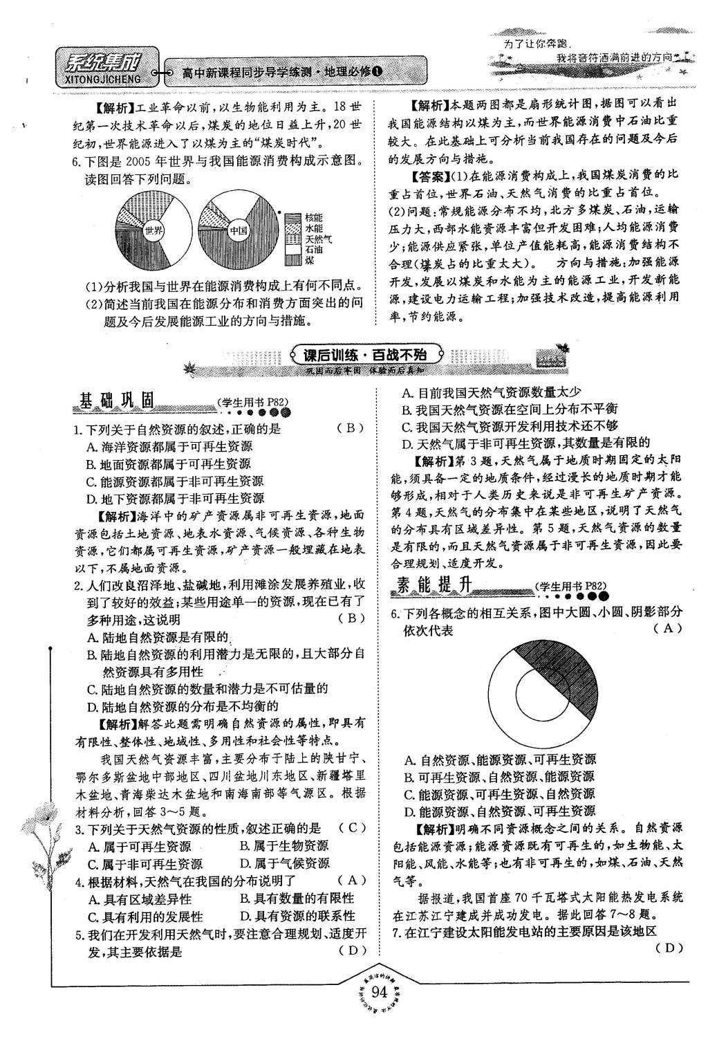 2015年系統(tǒng)集成高中新課程同步導(dǎo)學(xué)練測(cè)地理必修1 專題四 自然地理環(huán)境對(duì)人類活動(dòng)的影響第70頁(yè)