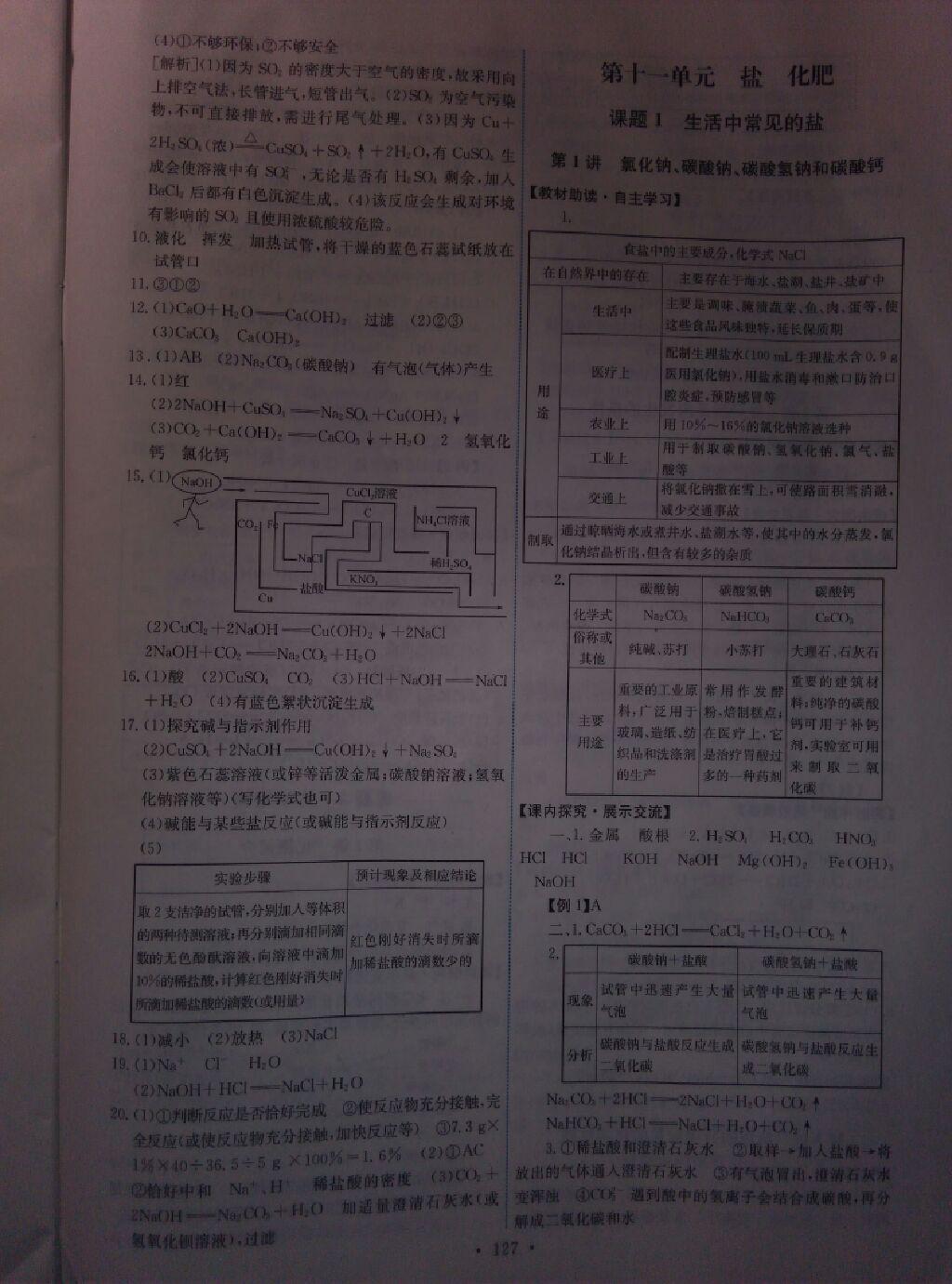 2015年能力培养与测试九年级化学下册人教版 第26页