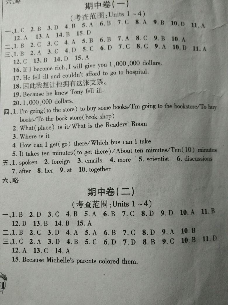 2015年輕松28套陽(yáng)光奪冠九年級(jí)英語(yǔ)上冊(cè)人教版 第8頁(yè)