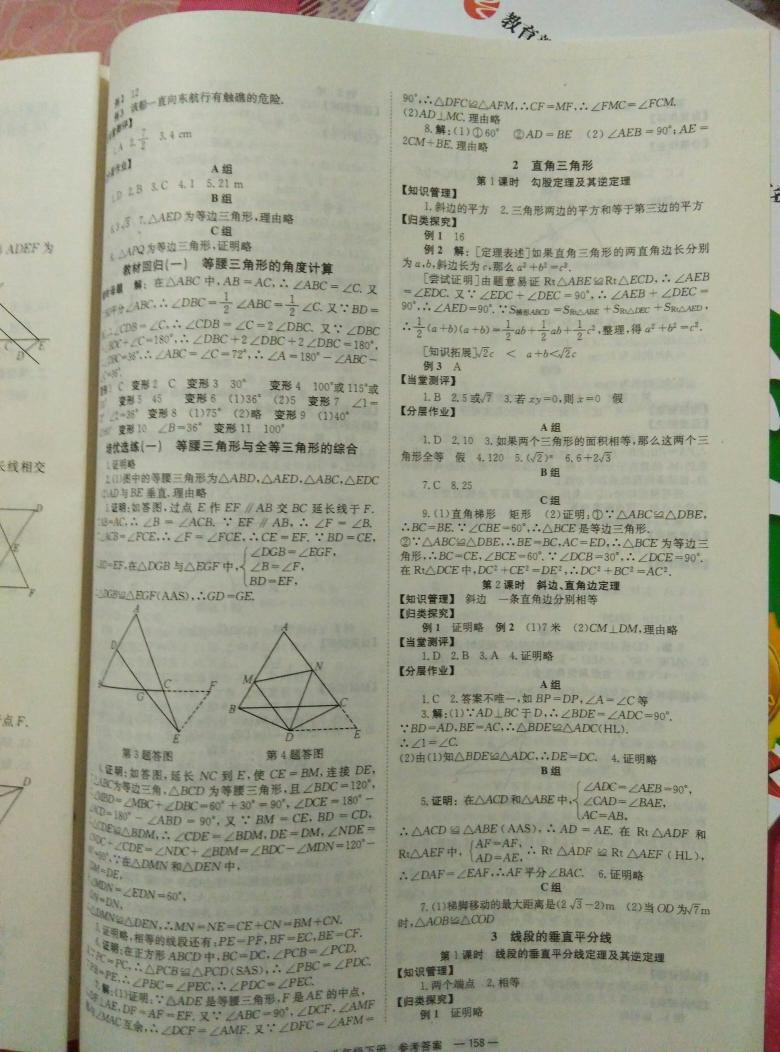 2015年全效學習八年級數(shù)學下冊北師大版 第18頁