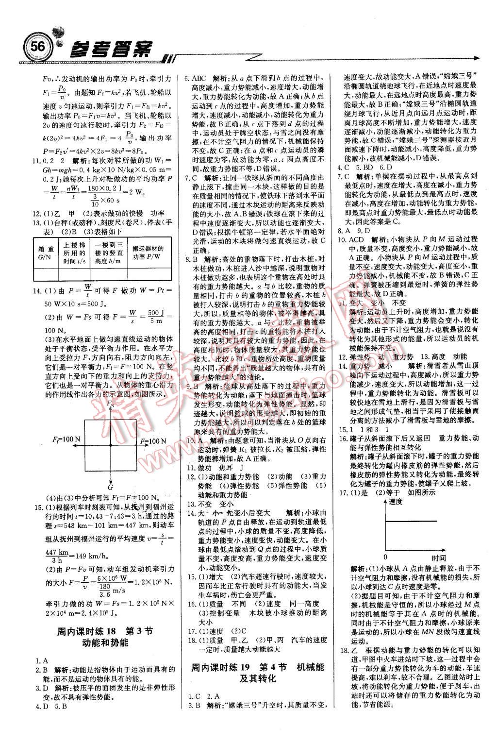 2016年輕巧奪冠周測(cè)月考直通中考八年級(jí)物理下冊(cè)人教版 第8頁(yè)