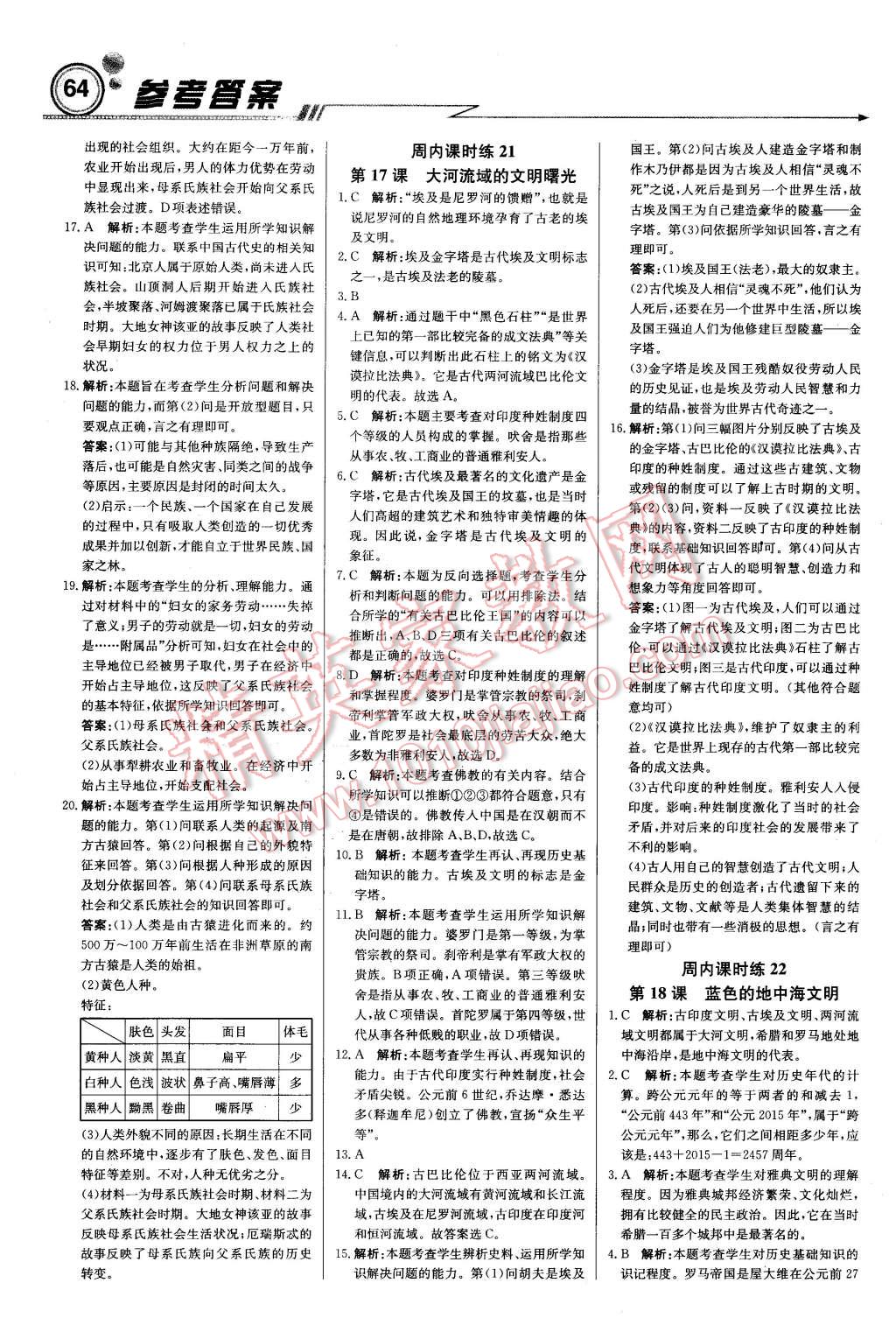 2016年輕巧奪冠周測(cè)月考直通中考八年級(jí)歷史下冊(cè)北師大版 第8頁(yè)