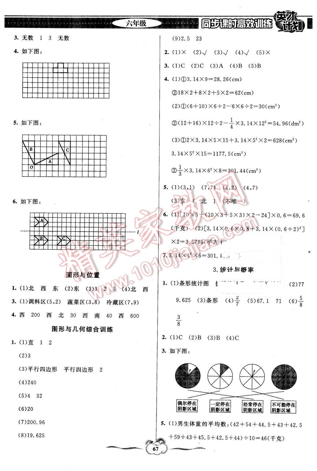 2016年英才計(jì)劃同步課時(shí)高效訓(xùn)練六年級(jí)數(shù)學(xué)下冊(cè)人教版 第7頁(yè)