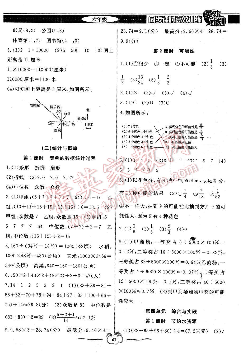 2016年英才計(jì)劃同步課時(shí)高效訓(xùn)練六年級(jí)數(shù)學(xué)下冊(cè)冀教版 第7頁