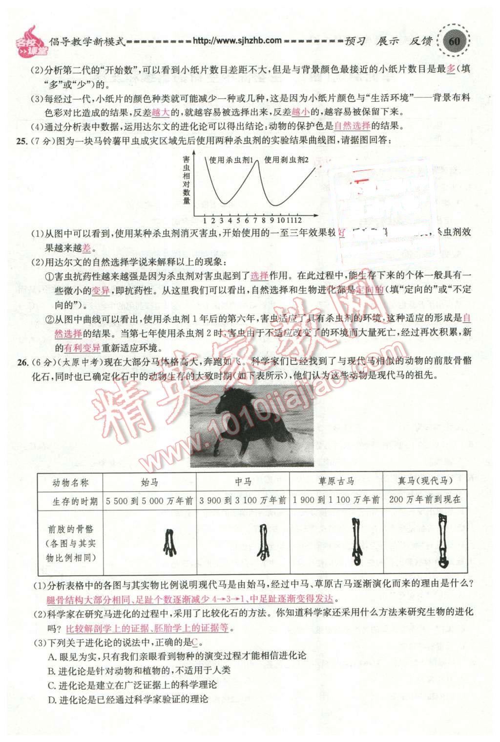 2016年名校課堂滾動學(xué)習(xí)法八年級生物下冊人教版 第16頁