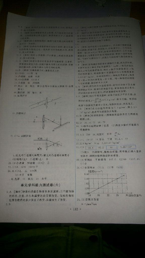 2015年能力培養(yǎng)與測試八年級物理上冊人教版 第42頁