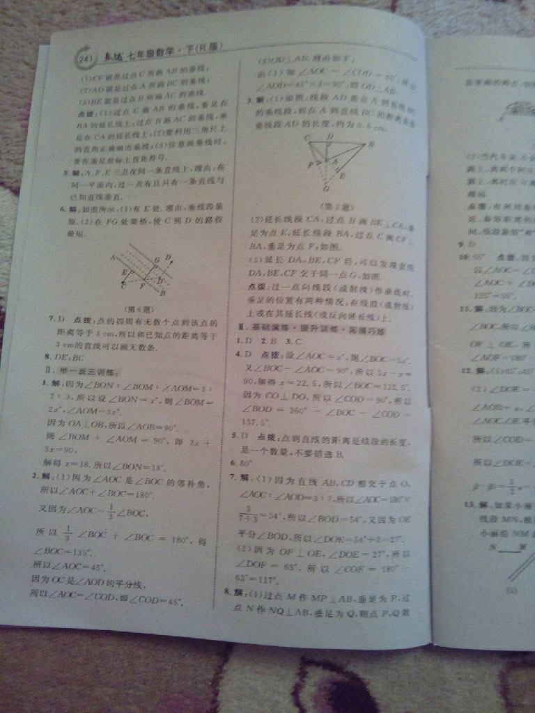 2015年特高级教师点拨七年级数学下册人教版 第79页