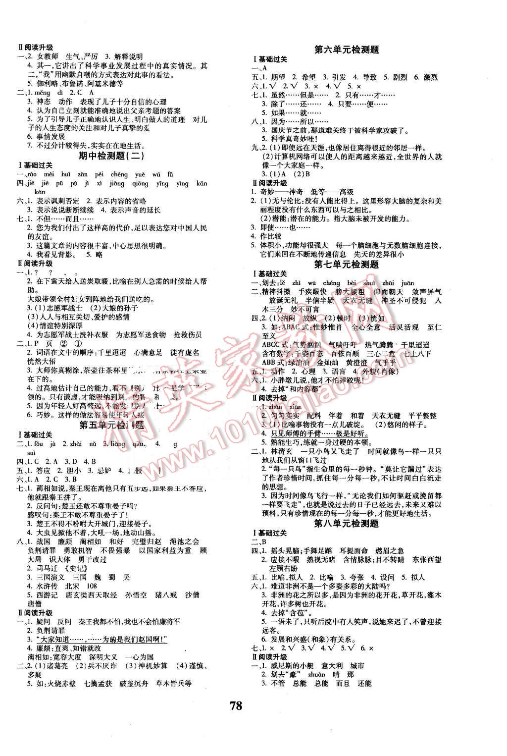 2016年黃岡360度定制密卷五年級語文下冊人教版 第2頁