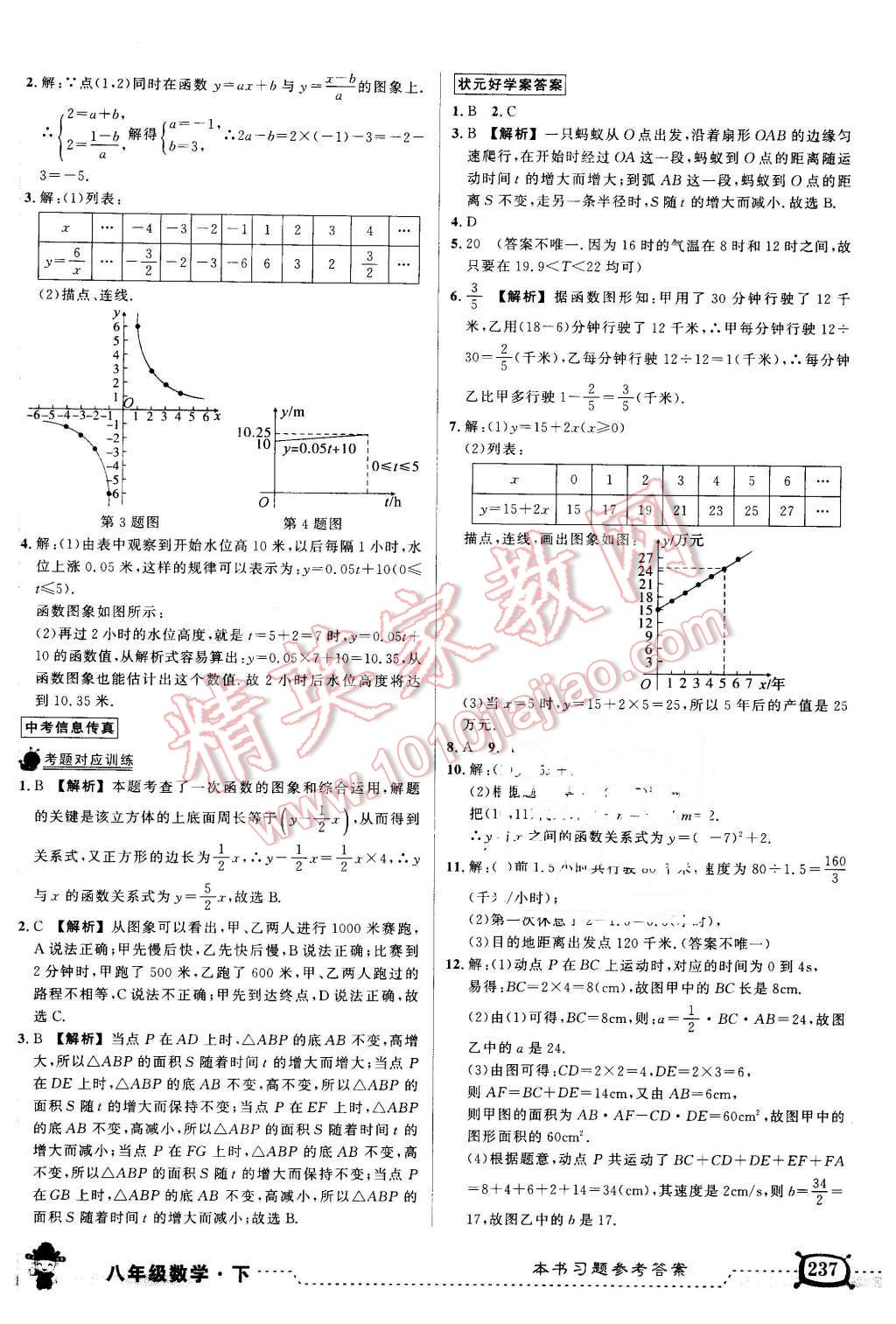 2016年黃岡狀元成才路狀元大課堂八年級數(shù)學(xué)下冊人教版 第15頁