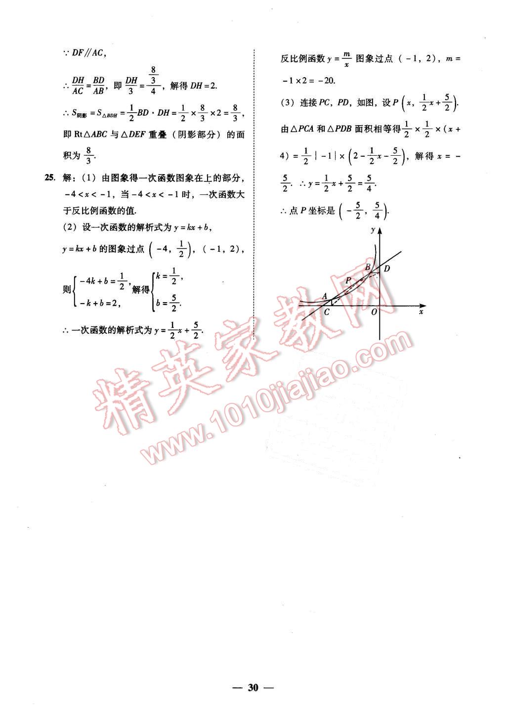 2016年易百分百分導(dǎo)學(xué)九年級(jí)數(shù)學(xué)下冊(cè) 第6頁(yè)