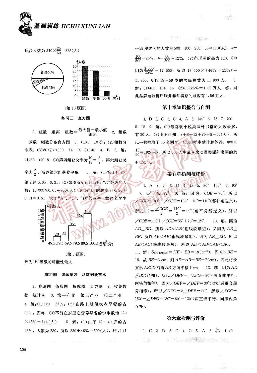 2016年課程基礎(chǔ)訓練七年級數(shù)學下冊人教版 第12頁