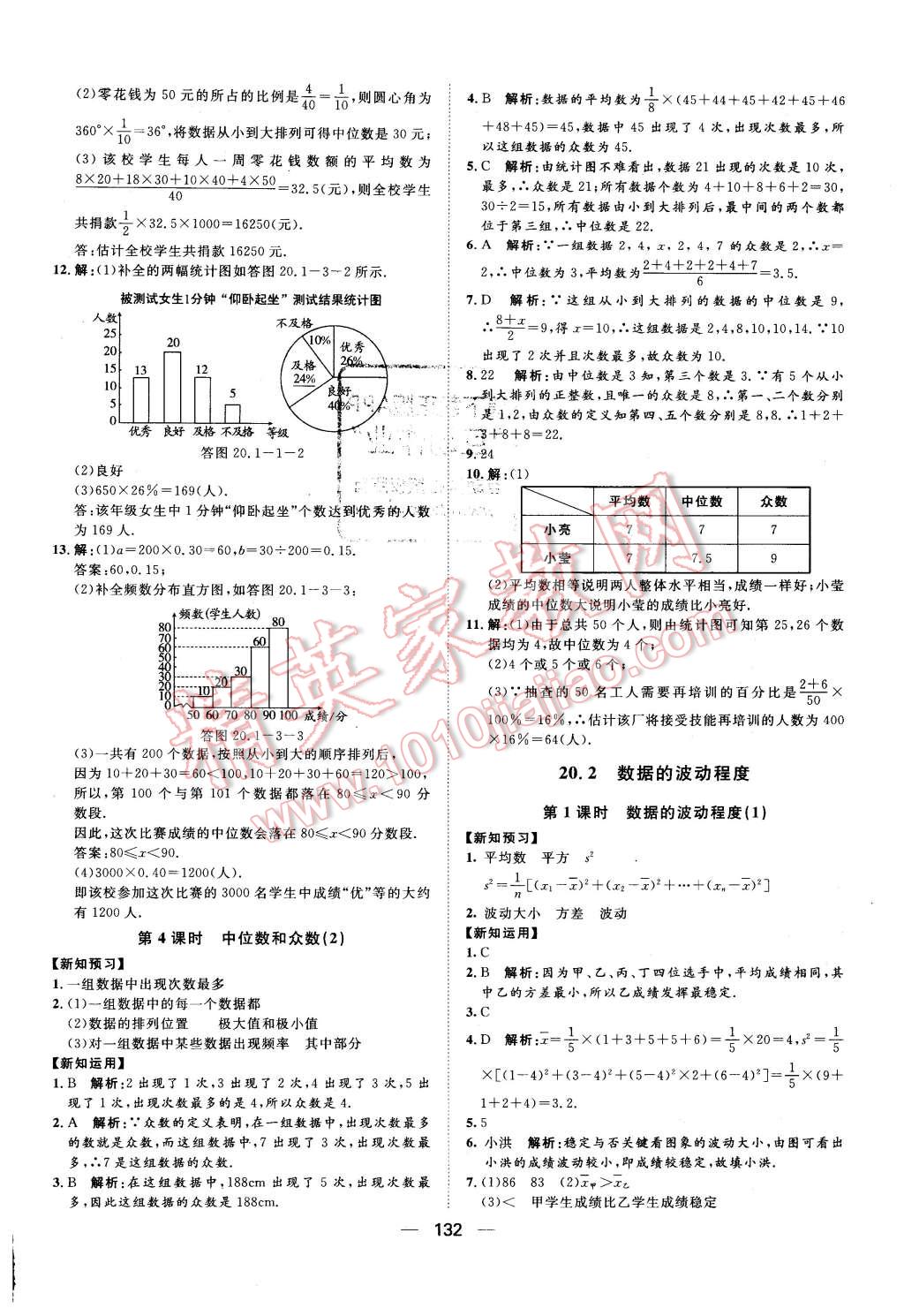 2016年練出好成績八年級數(shù)學(xué)下冊人教版 第20頁