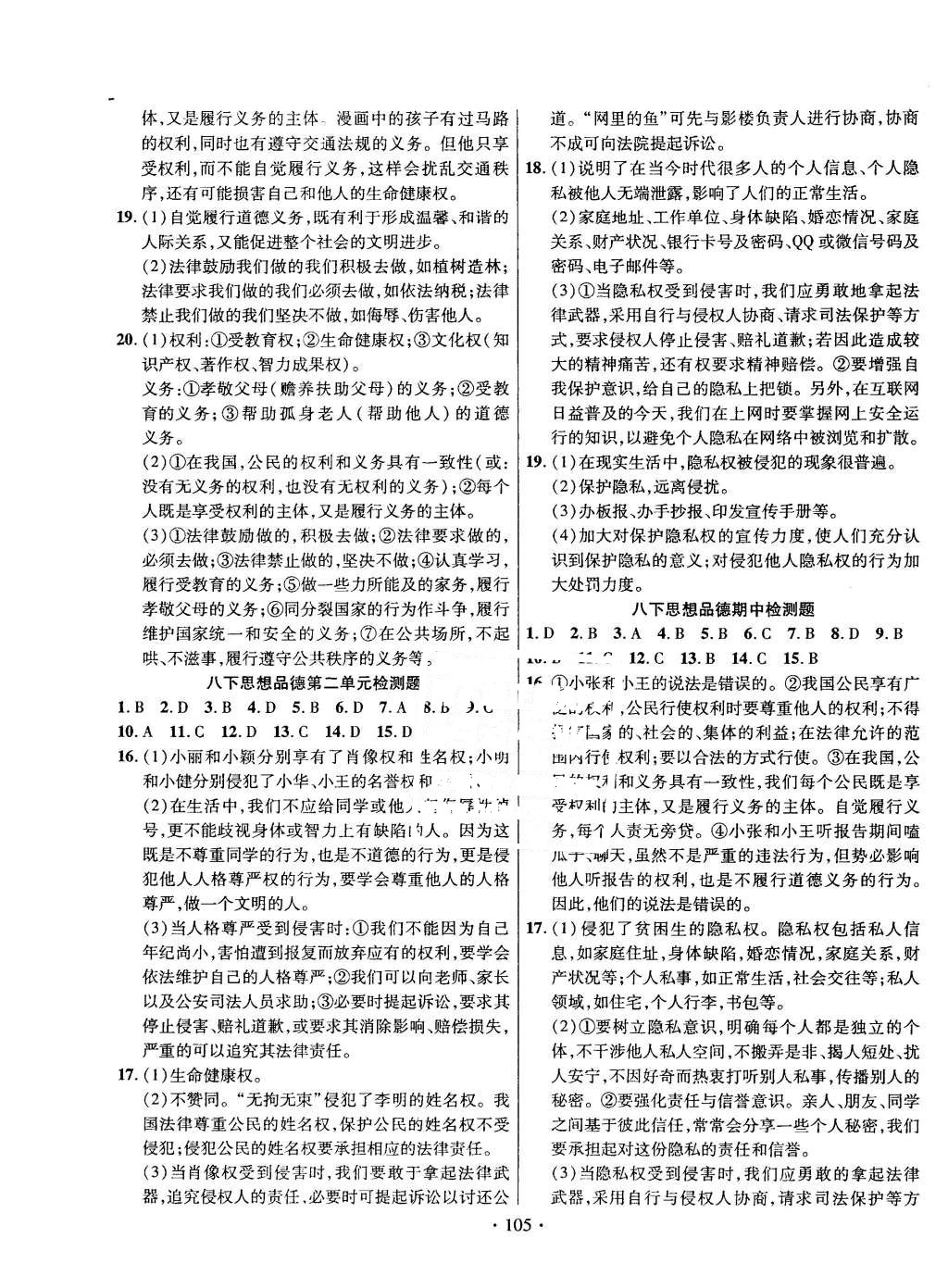 2016年課堂導(dǎo)練1加5八年級(jí)思想品德下冊人教版 第13頁