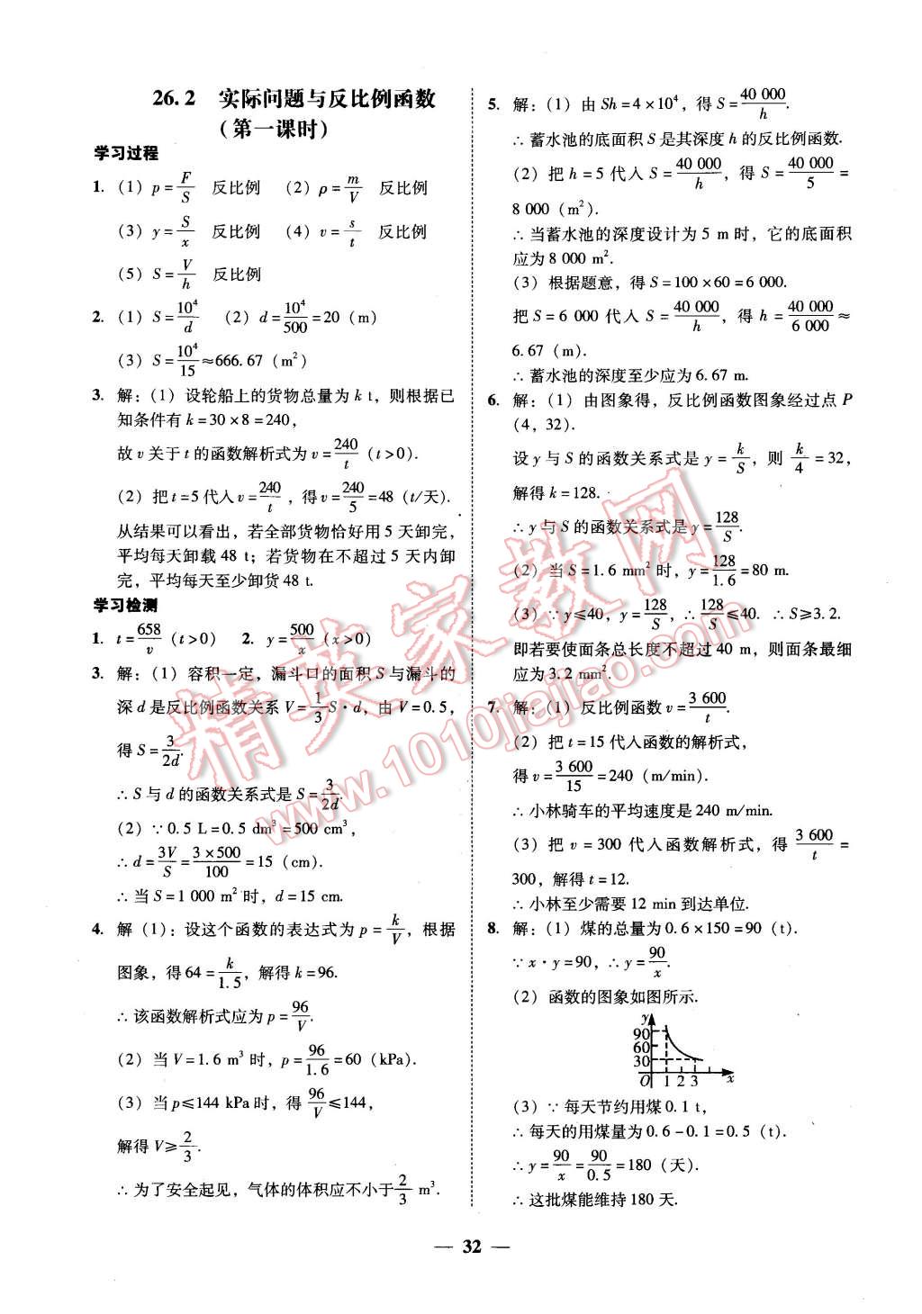 2016年易百分百分導(dǎo)學(xué)九年級數(shù)學(xué)下冊 第8頁