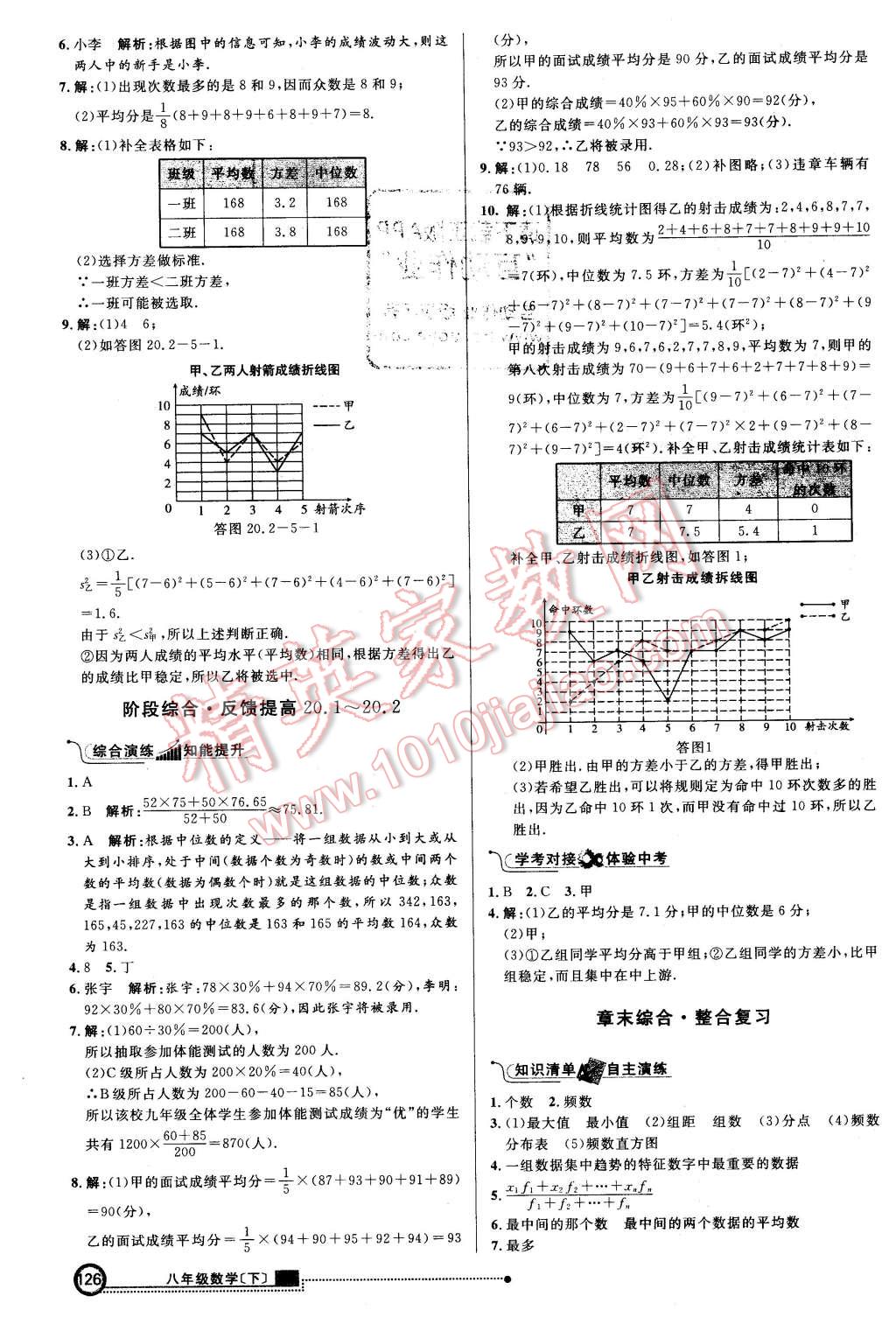 2016年练出好成绩八年级数学下册沪科版 第25页