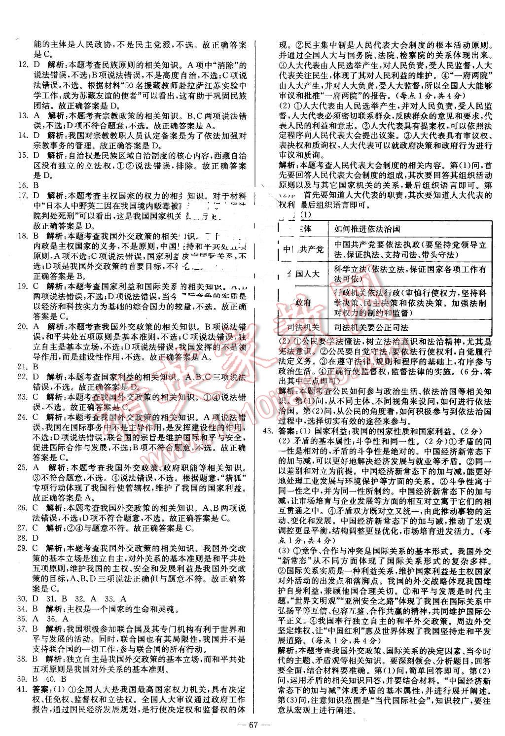 2016年南方鳳凰臺(tái)假期之友寒假作業(yè)高二年級(jí)政治 第5頁