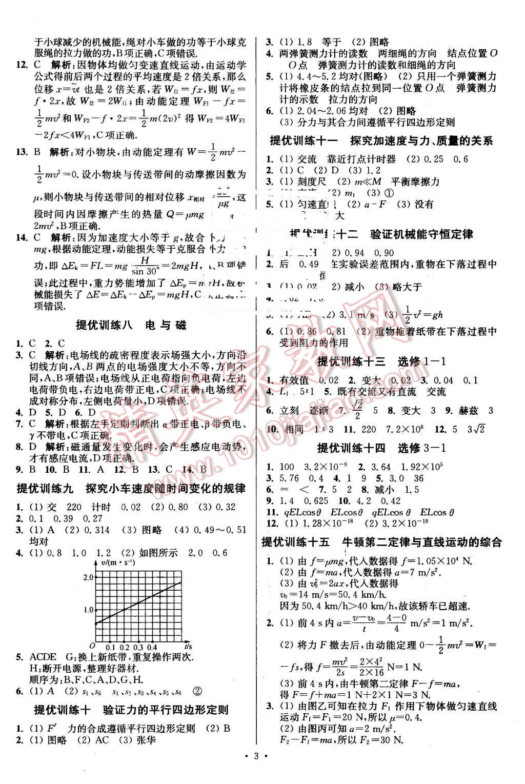 2016年南方鳳凰臺(tái)假期之友寒假作業(yè)高二年級(jí)物理 第3頁(yè)