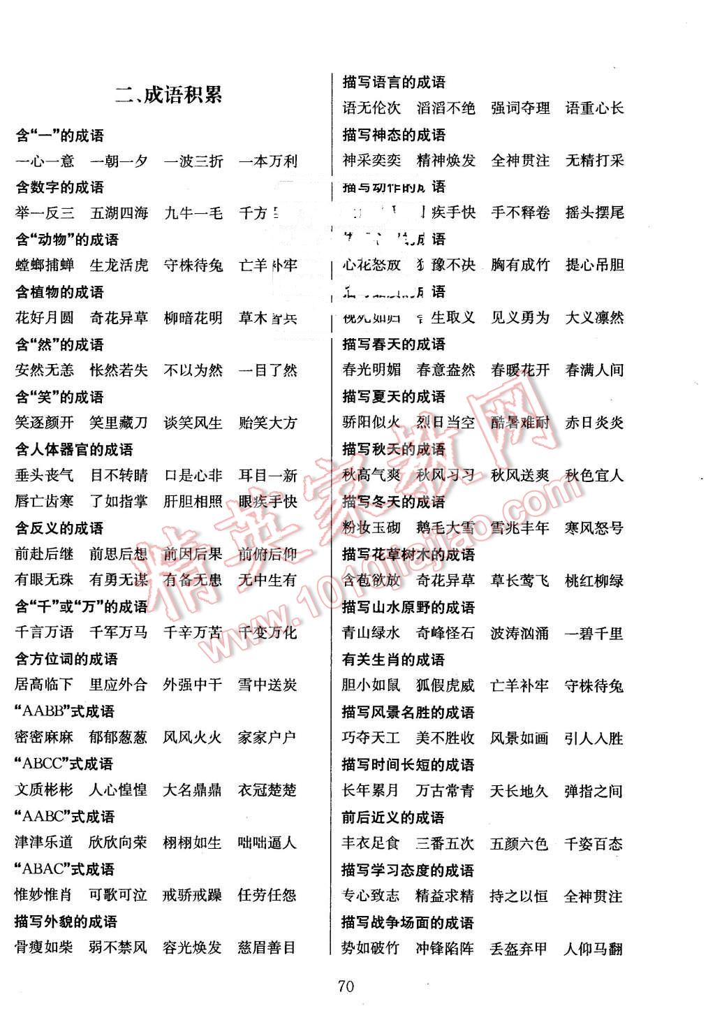 2016年名校名卷期末沖刺100分六年級語文下冊北師大版 第2頁