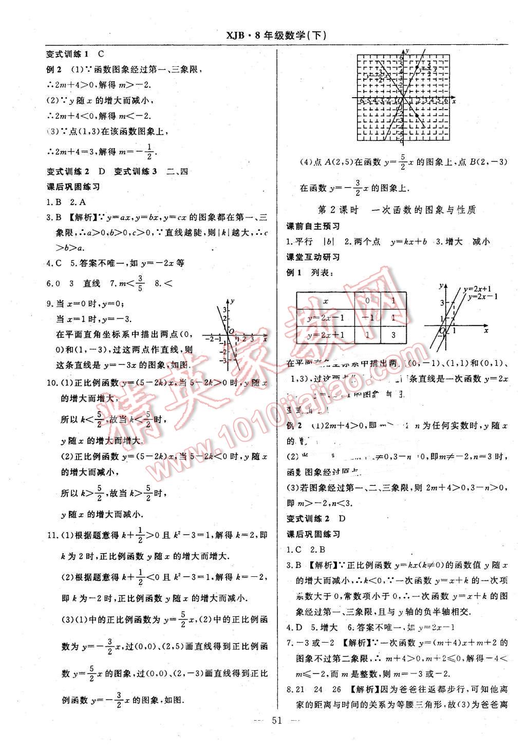 2016年高效通教材精析精練八年級(jí)數(shù)學(xué)下冊(cè)湘教版 第23頁