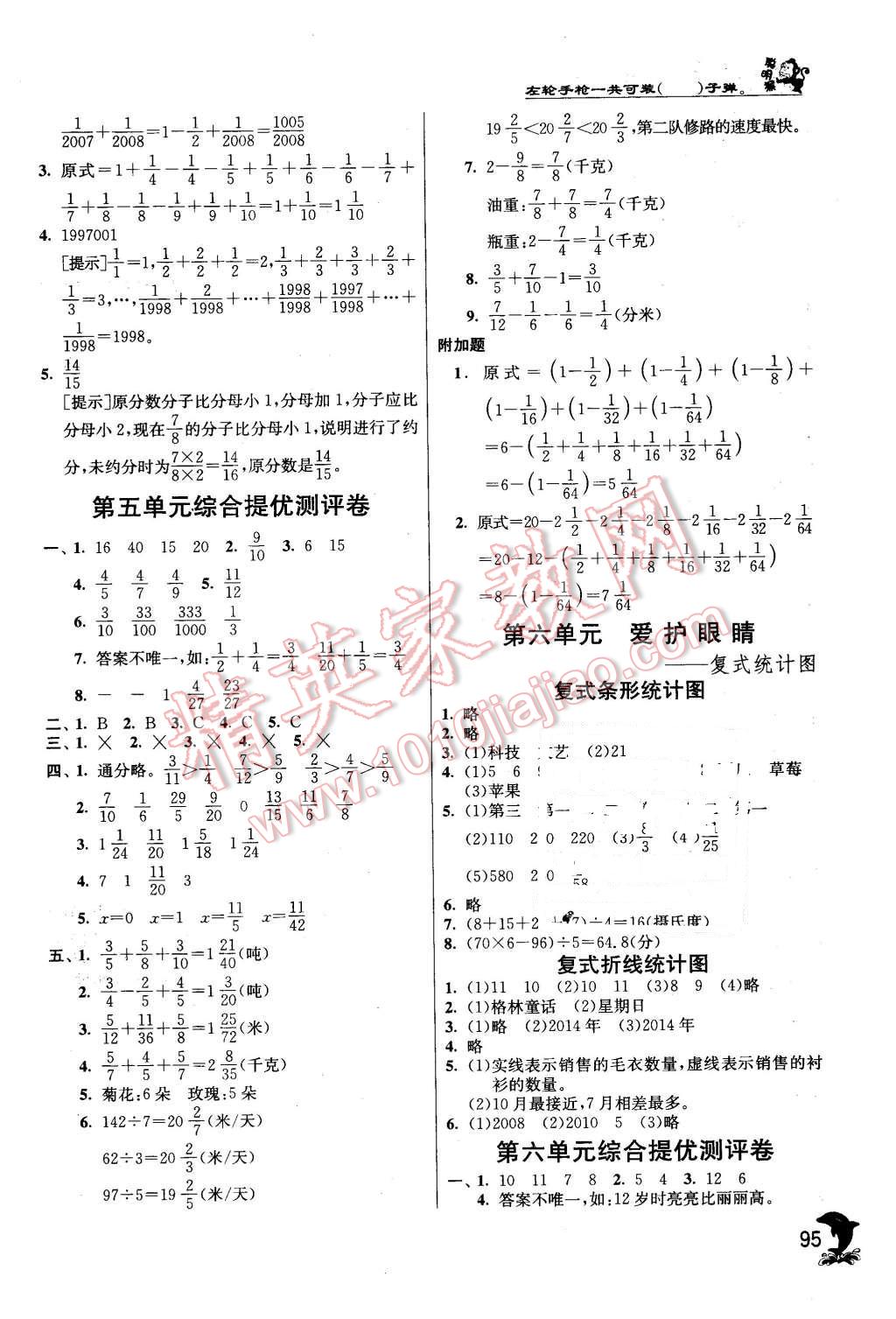 2016年實(shí)驗(yàn)班提優(yōu)訓(xùn)練五年級(jí)數(shù)學(xué)下冊(cè)青島版 第8頁(yè)