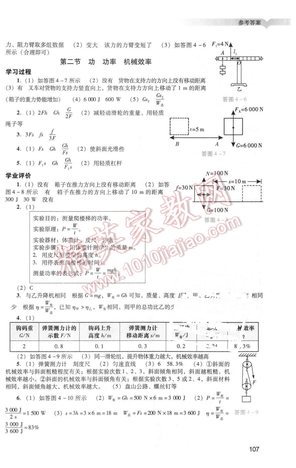 2016年陽光學(xué)業(yè)評價(jià)九年級物理下冊人教版 第9頁