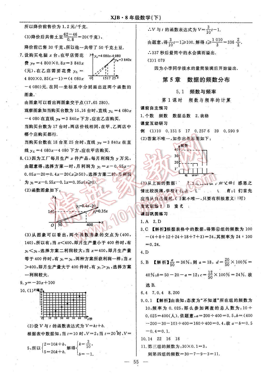 2016年高效通教材精析精練八年級數(shù)學(xué)下冊湘教版 第27頁