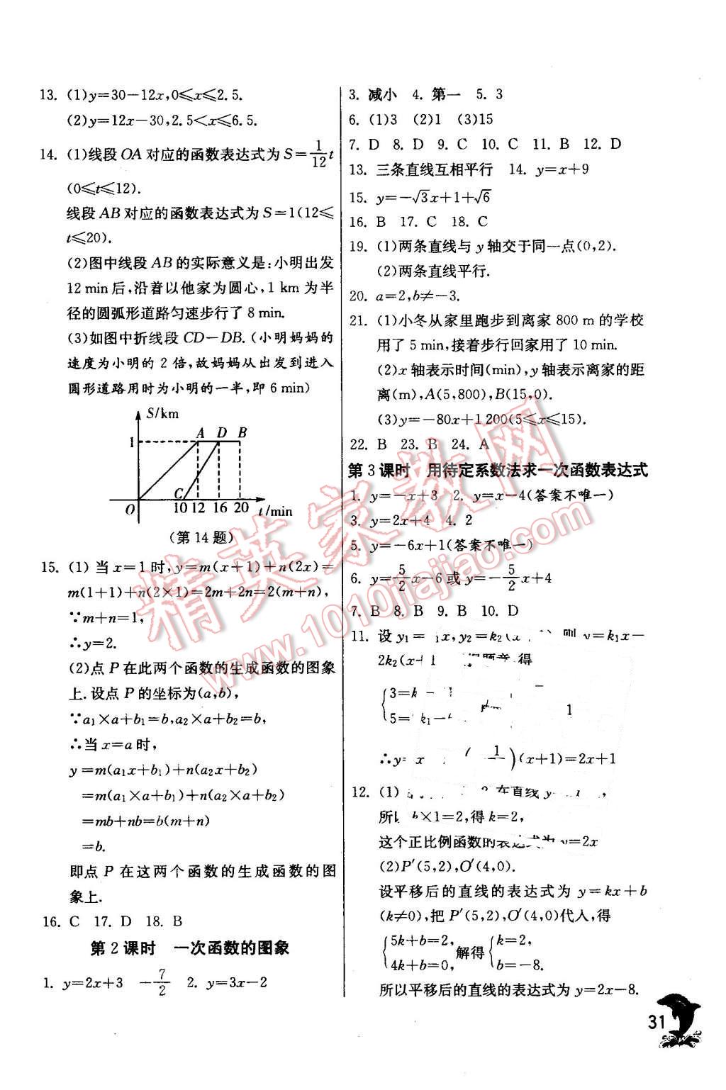 2016年實(shí)驗(yàn)班提優(yōu)訓(xùn)練八年級(jí)數(shù)學(xué)下冊(cè)青島版 第31頁(yè)