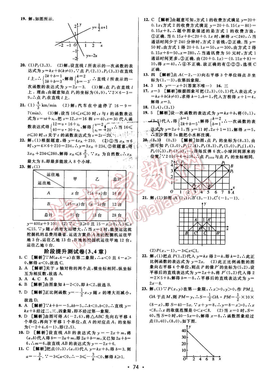 2016年期末考向標(biāo)海淀新編跟蹤突破測(cè)試卷八年級(jí)數(shù)學(xué)下冊(cè)湘教版 第6頁